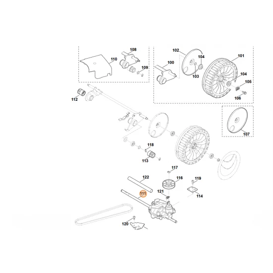 STIHL  Przekładnia Tuff Torq TL3C 6375 640 0100